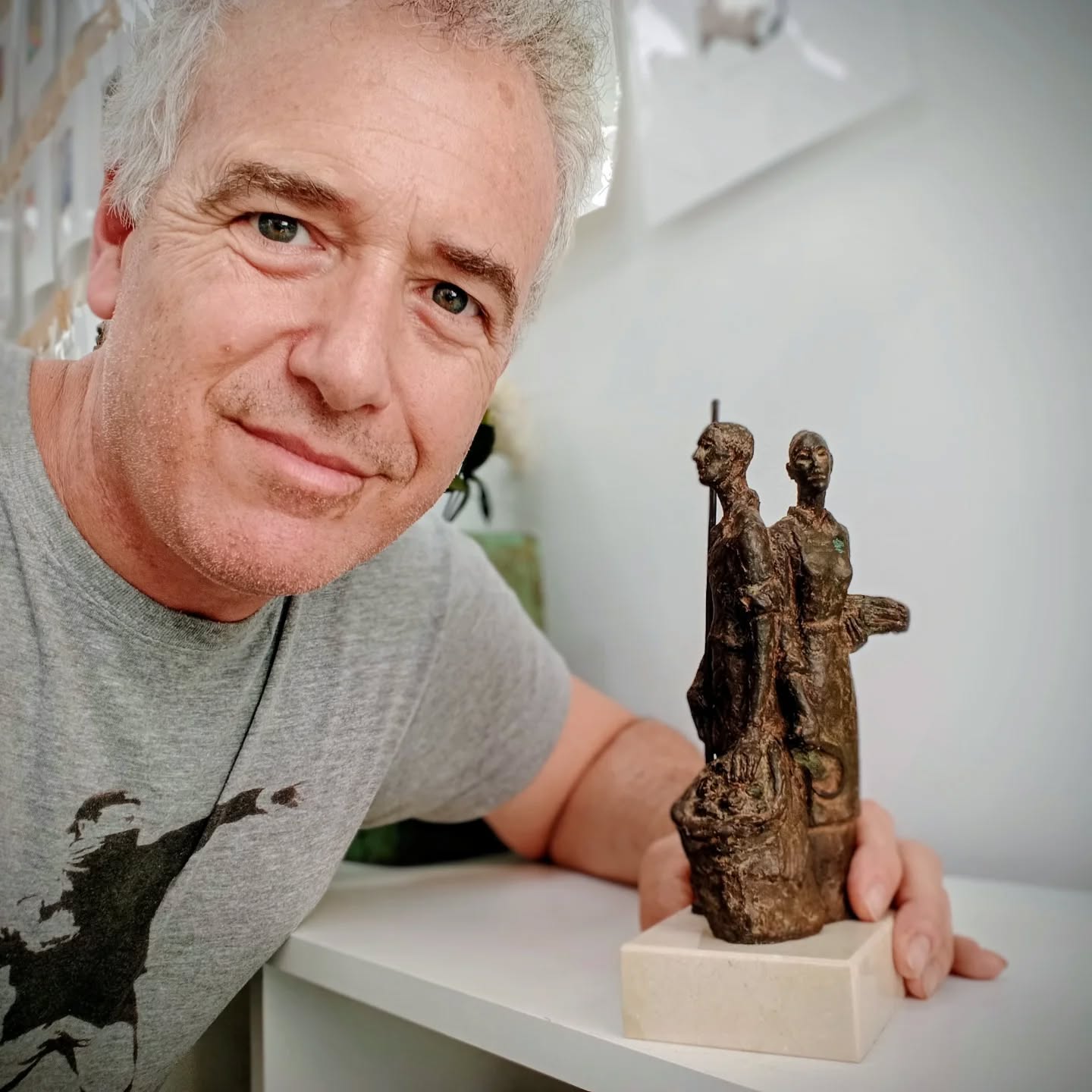 Bronce dos figuras