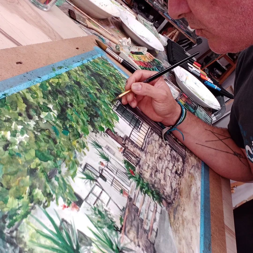 Acuarela en taller