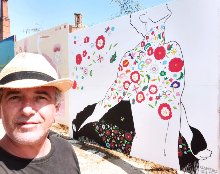 Nuevo Mural de Gamero Gil dedicado al Folklore Extremeño y los Bailes Regionales de Badajoz en la 2ª Edición del Concurso de Murales Urbanos ‘Badajoz Pinta’ del Casco Antiguo de Badajoz